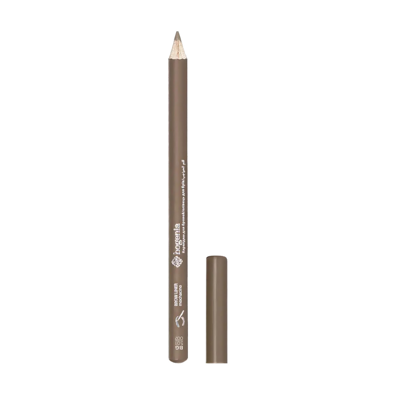 Олівець для брів Bogenia Brow Liner BG501, 002 Smoky Topaz, 0.78 г